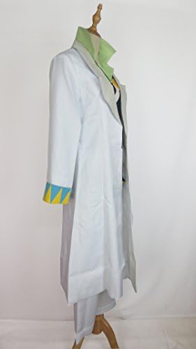 Jotaro Kujo White Uniform Cosplay Costume - Stardust Crusaders Battle Outfit (Male Size L) | Perfect for Anime Conventions, Halloween & JoJo's Bizarre Adventure Fan Events