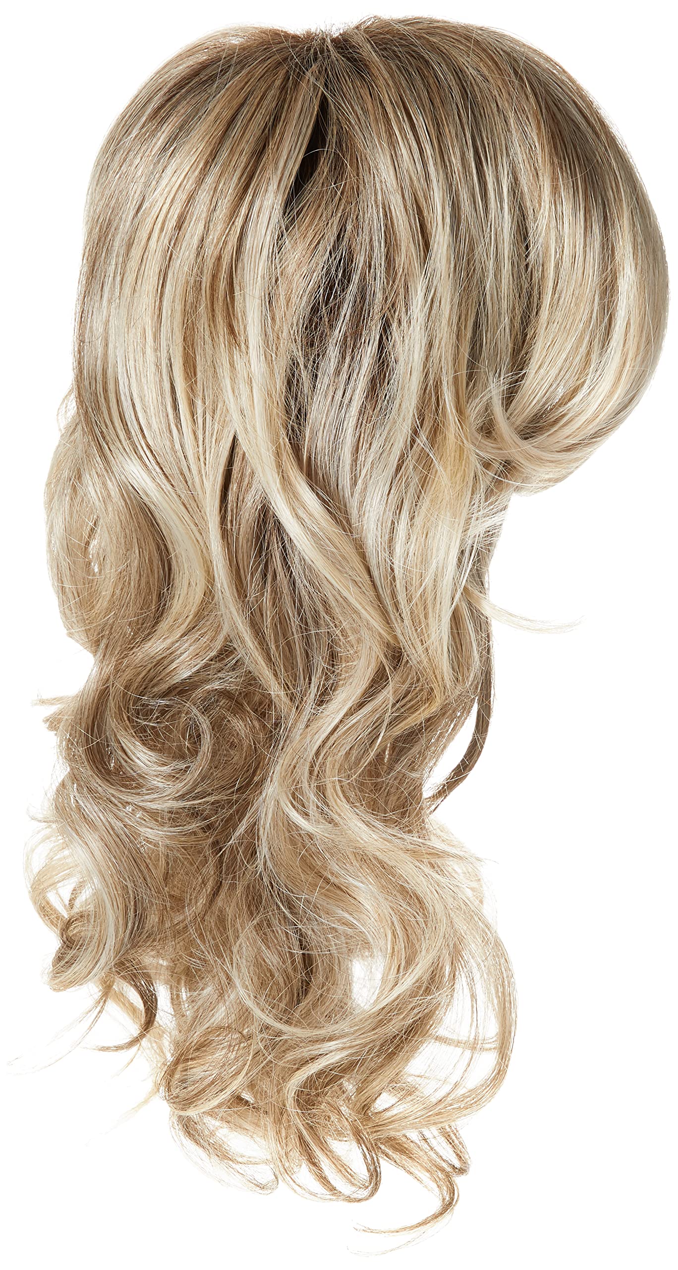 Raquel Welch Always Long Layered Comfort Cap Wig by Hairuwear - Large Cap Size, SS17/23 Shaded Iced Latte Macchiato - Perfect for Daily Wear, Cosplay & Special Occasions