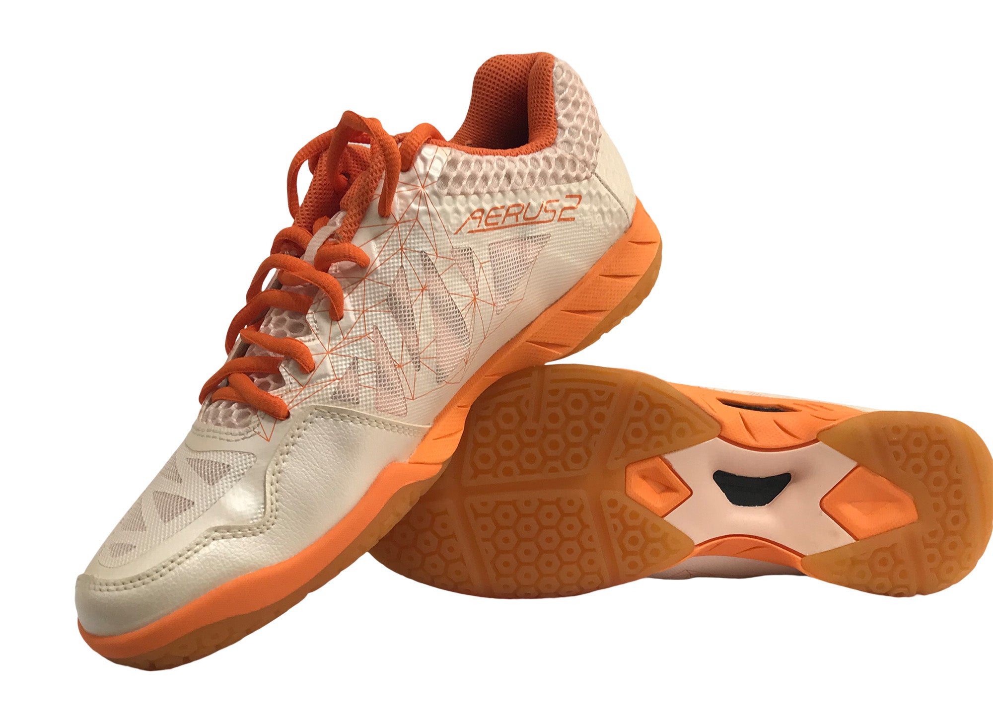 Yonex Aerus2 LX Women's Badminton Shoes - Lightweight & Comfortable for Indoor Court Sports - Pale Orange - Perfect for Badminton, Squash & Indoor Tennis Matches