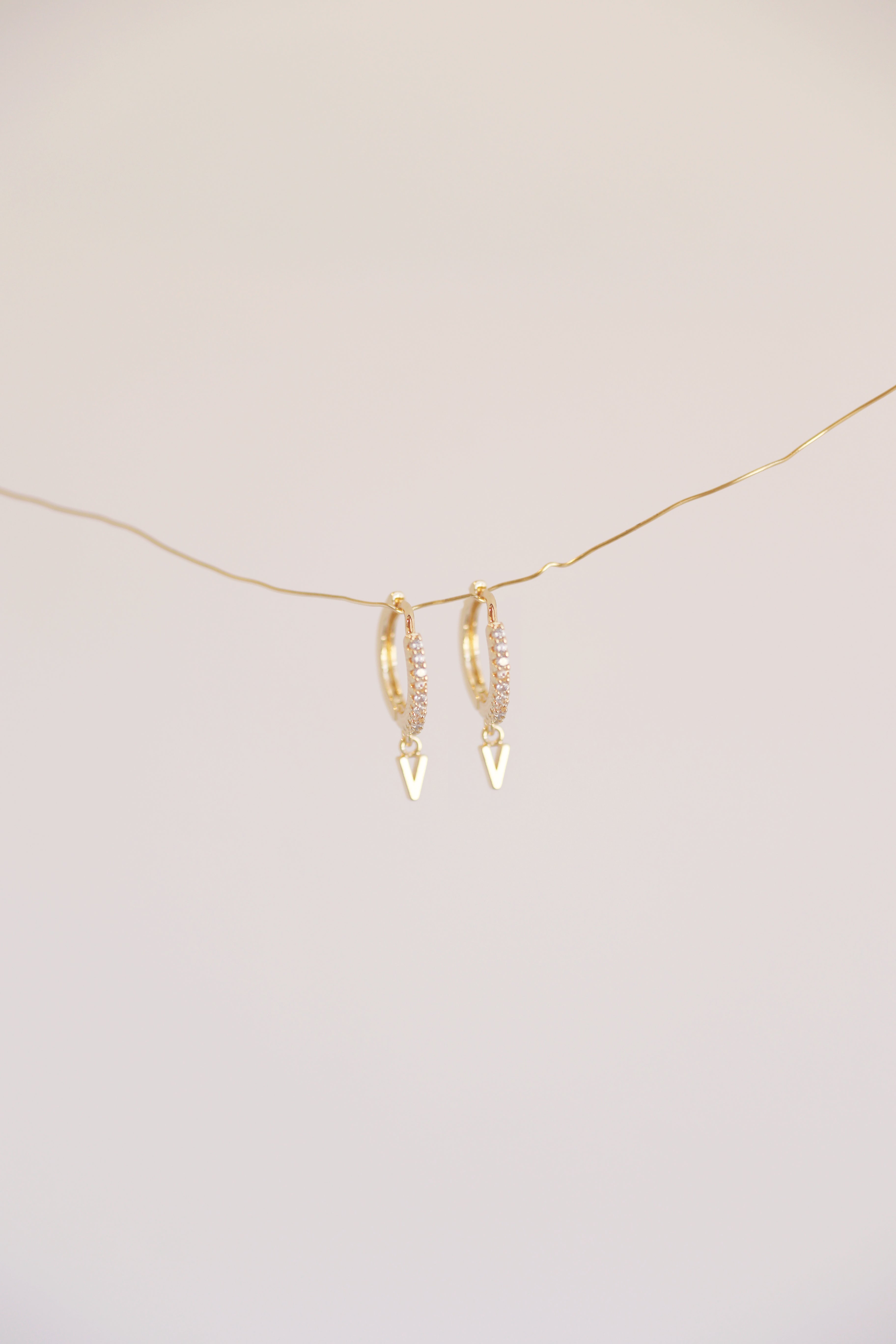 Mini Monogram Huggie Earrings - Personalized Gold Plated Hoop Earrings for Women, Perfect for Everyday Wear & Gifts