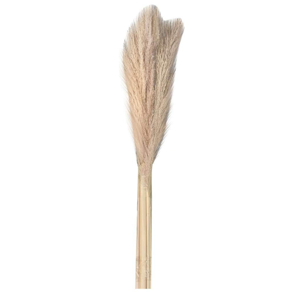 GRETD 6pcs Large Artificial Wedding Bouquet Flowers - Fluffy Dried Grass & Natural Plants for Home Decor, Wedding Centerpieces, Bridal Shower, Table Arrangements
