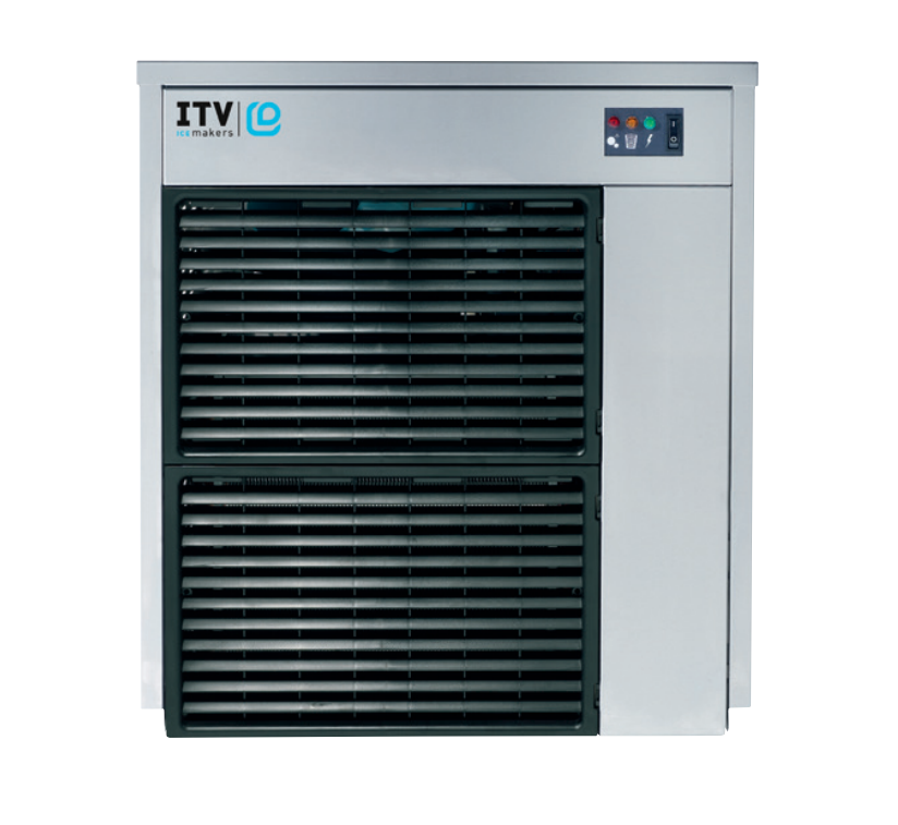 ITV ICE QUEEN IQ 900 Commercial Modular Granular Ice Maker Machine - Perfect for Restaurants, Bars, and Hotels