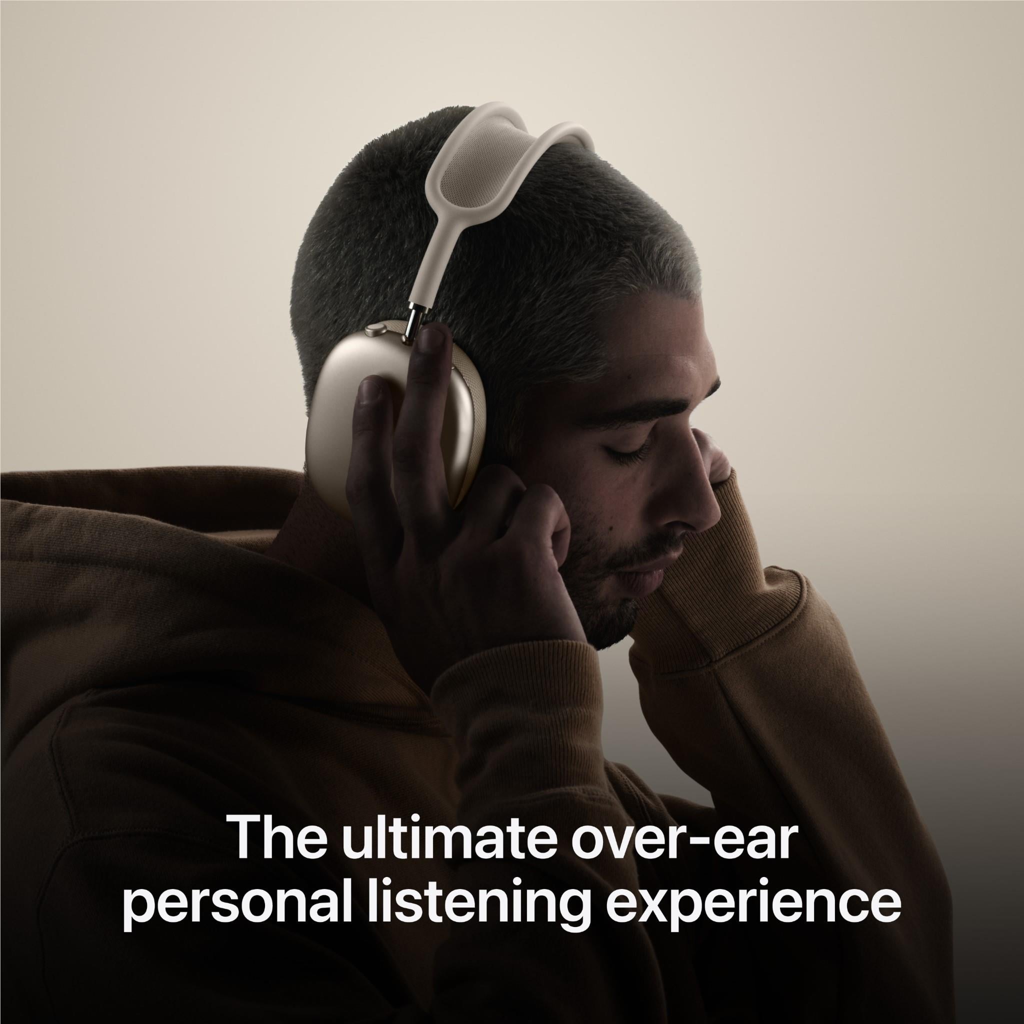 Apple AirPods Max Wireless Over-Ear Headphones (Orange) - Active Noise Cancelling, Spatial Audio, USB-C Charging - Perfect for Travel, Workouts & Music Lovers