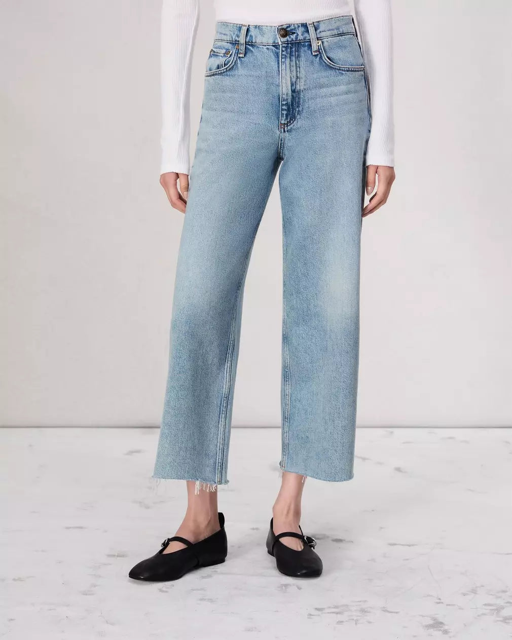 Andi Ankle Wide Leg Jean - High Waist Stretch Denim Pants for Women | Casual & Office Wear | Perfect for Everyday Outfits and Work Attire