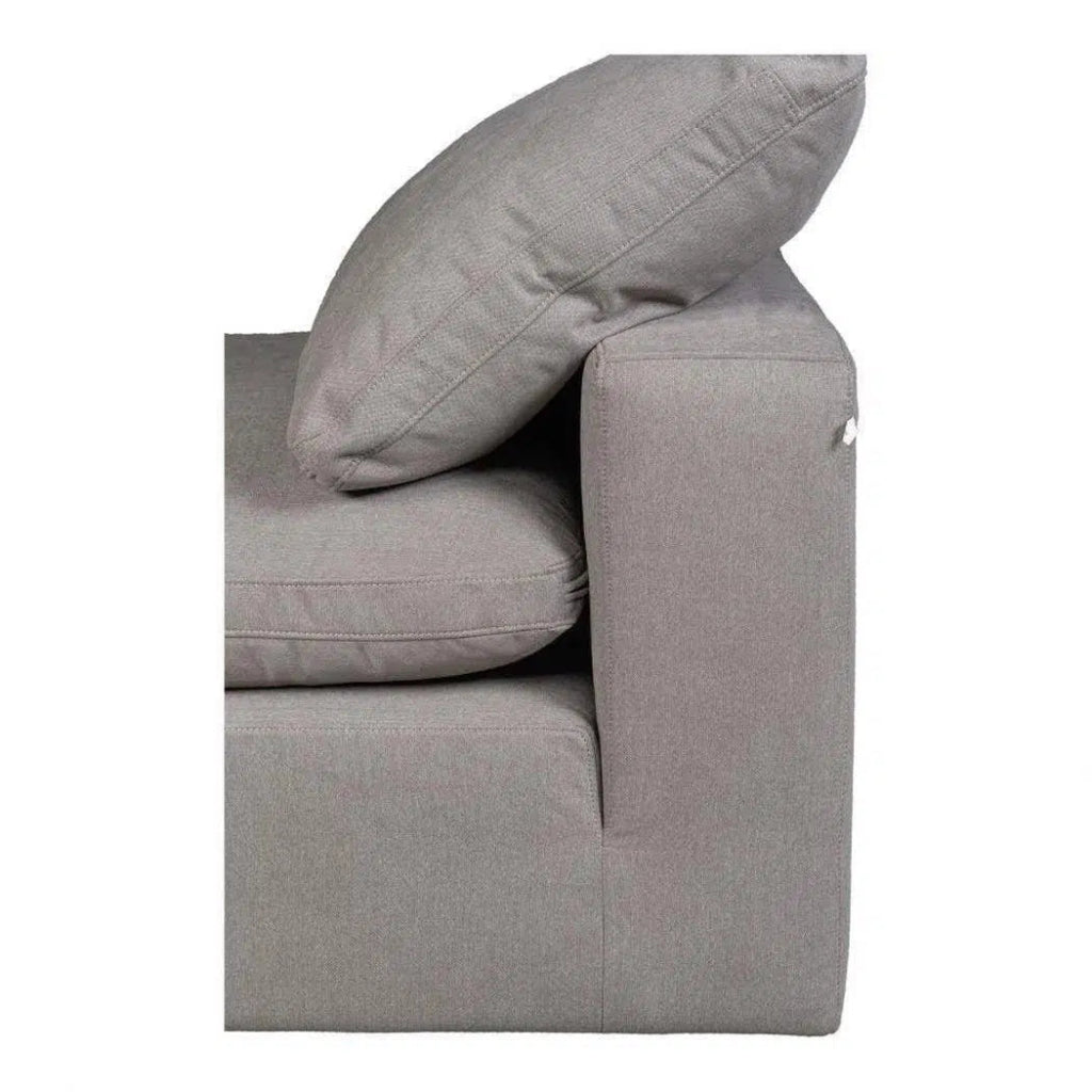 4-Piece Stain-Resistant Terra Grey Modular Lounge Set - Waterproof & Durable Outdoor Furniture for Patio, Garden, or Poolside Relaxation
