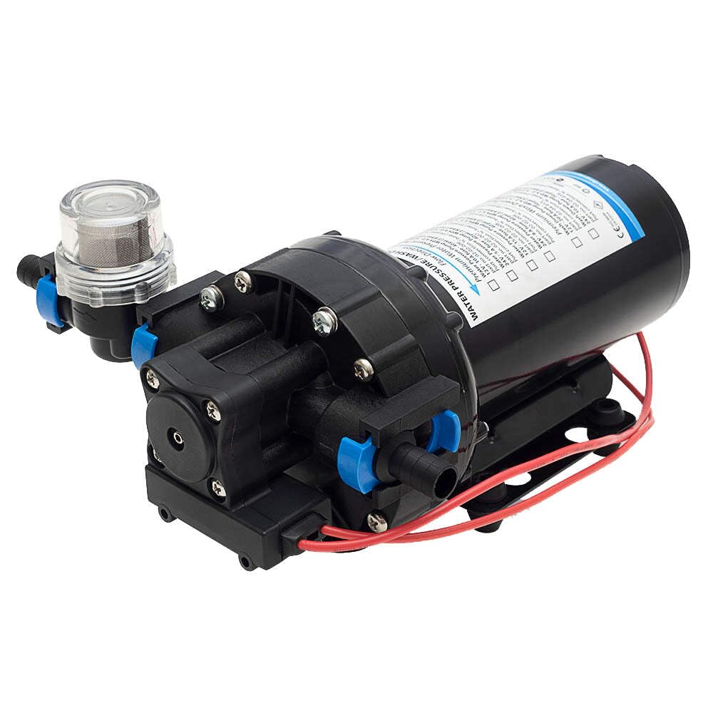 12V Water Pressure Pump 5.3 GPM High Flow - Heavy Duty for RV, Boat, Off-Grid Water Systems & Outdoor Use