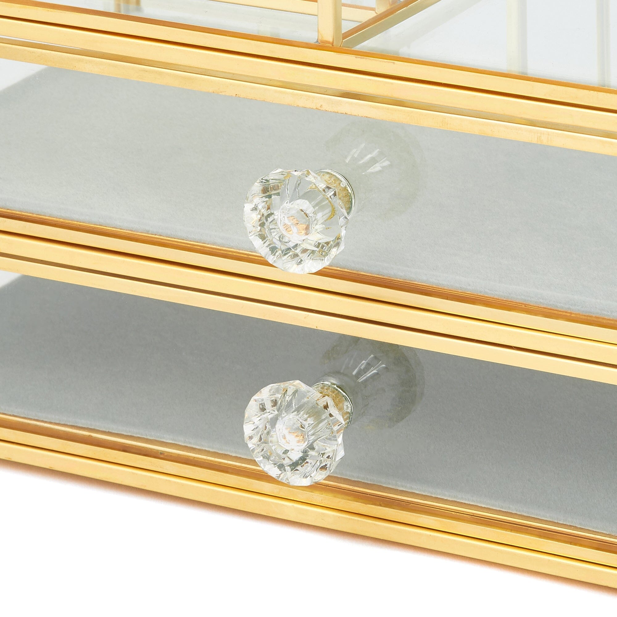 Clear Acrylic Drawer Organizer for Jewelry, Makeup & Office Supplies - Perfect for Vanity, Bathroom & Desk Storage