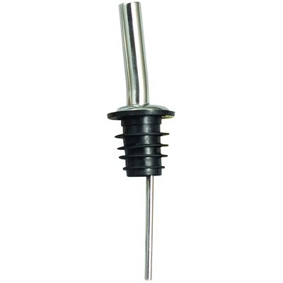 Winco Adjustable Flow Speed Pourer with Stainless Steel Breather Tube & Plastic Cork - Perfect for Bars, Restaurants, and Home Cocktail Making