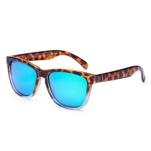 C18 - Tortoise/Blue Polarized Lens