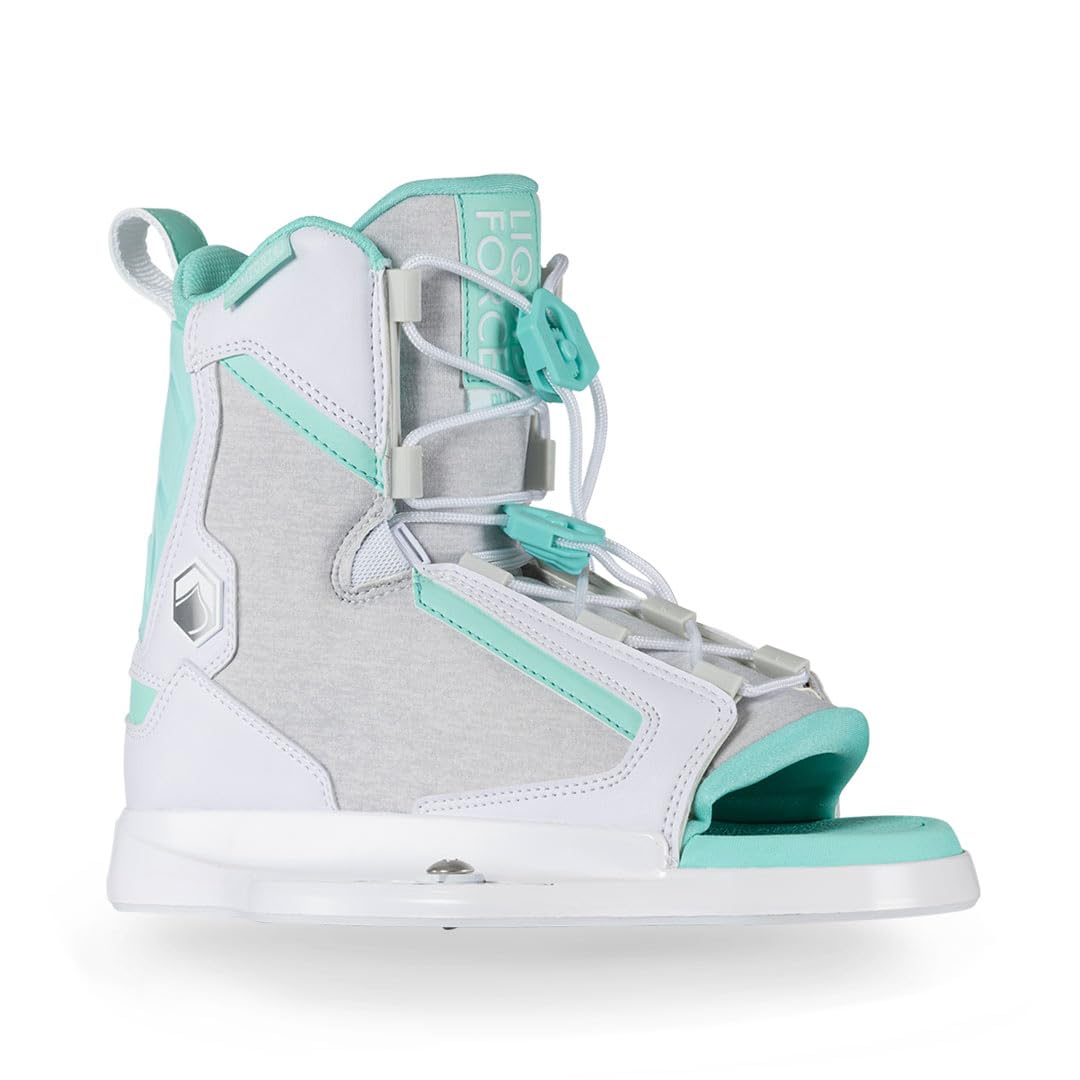 Liquid Force 2025 Women's Plush Wakeboard Bindings - Comfortable & Secure Wakeboarding Boots for Women | Perfect for Water Sports & Boat Riding