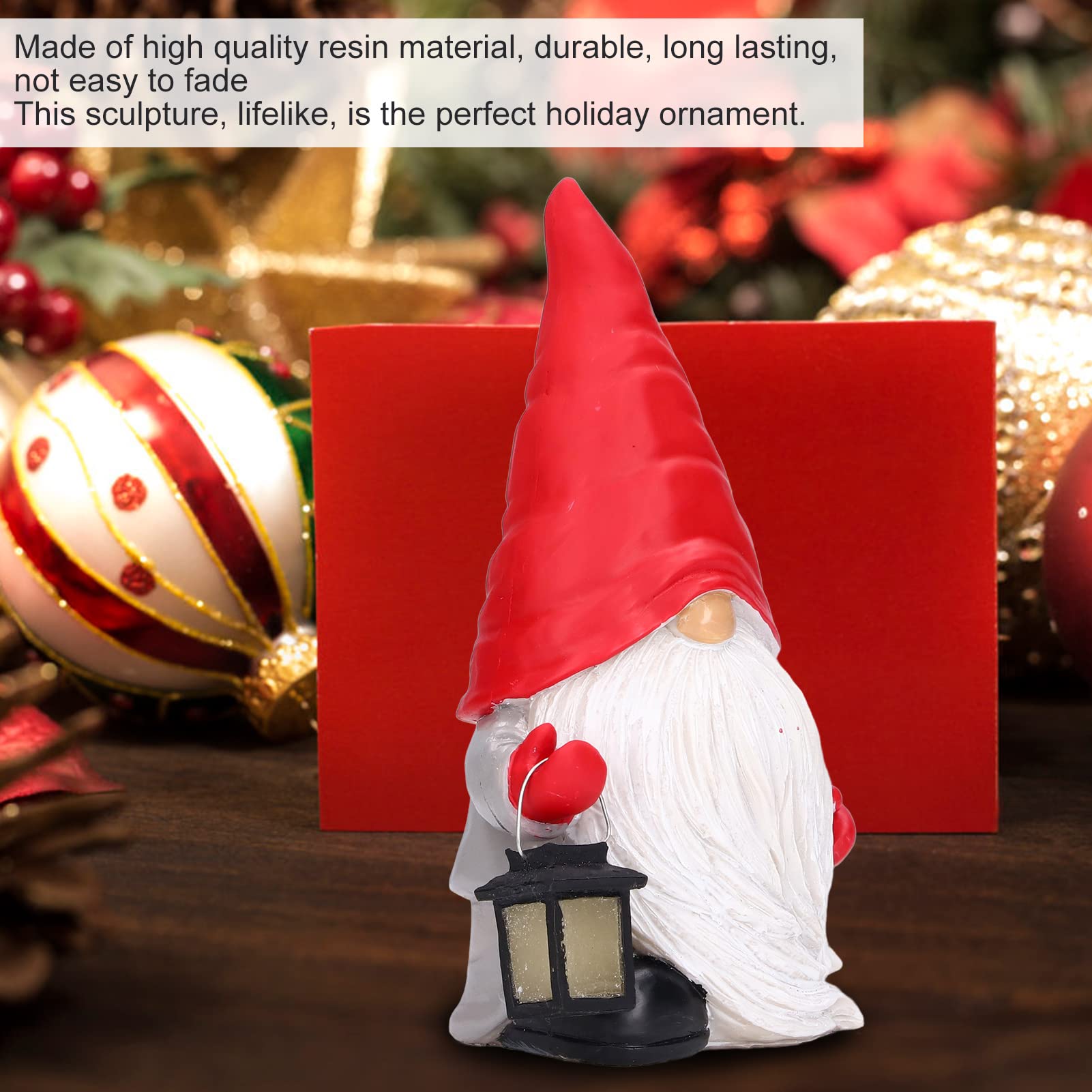 Funny Resin Garden Gnome Statue - Cute Outdoor & Indoor Decor for Garden, Desktop, Courtyard | Perfect Gift & Home Decoration for Gnome Lovers