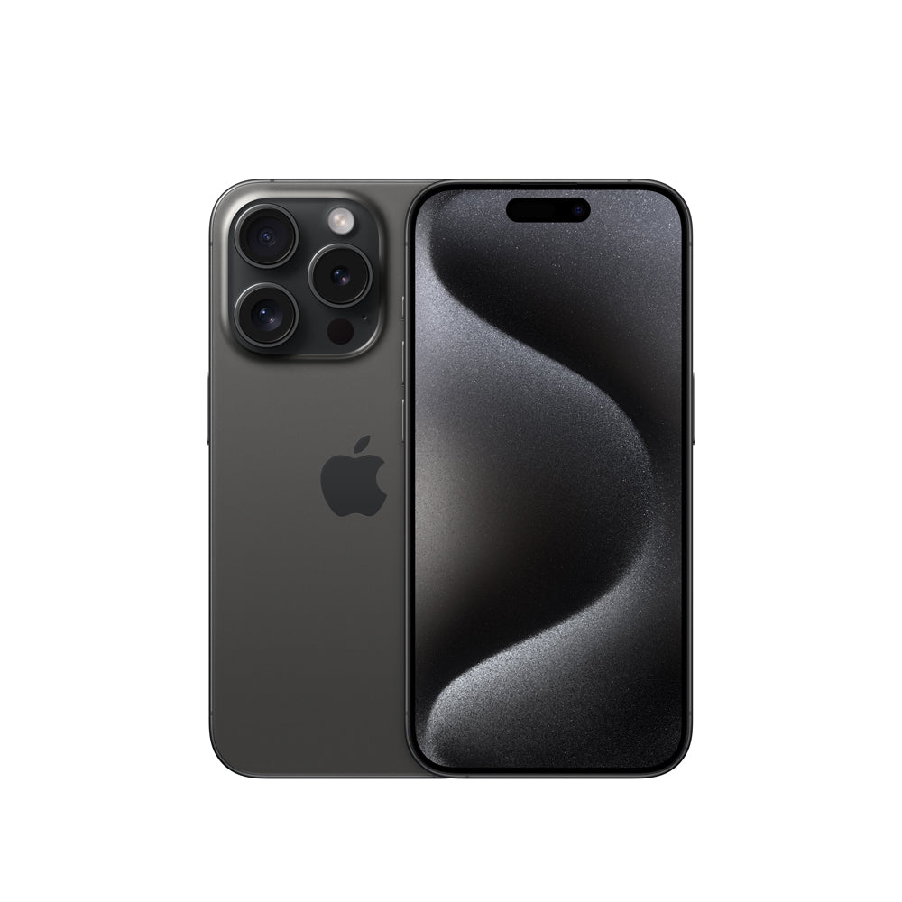 iPhone 15 Pro 128GB Titanium Black - Latest Apple Smartphone with A17 Pro Chip, Super Retina XDR Display & Pro Camera System - Perfect for Photography, Gaming & Productivity