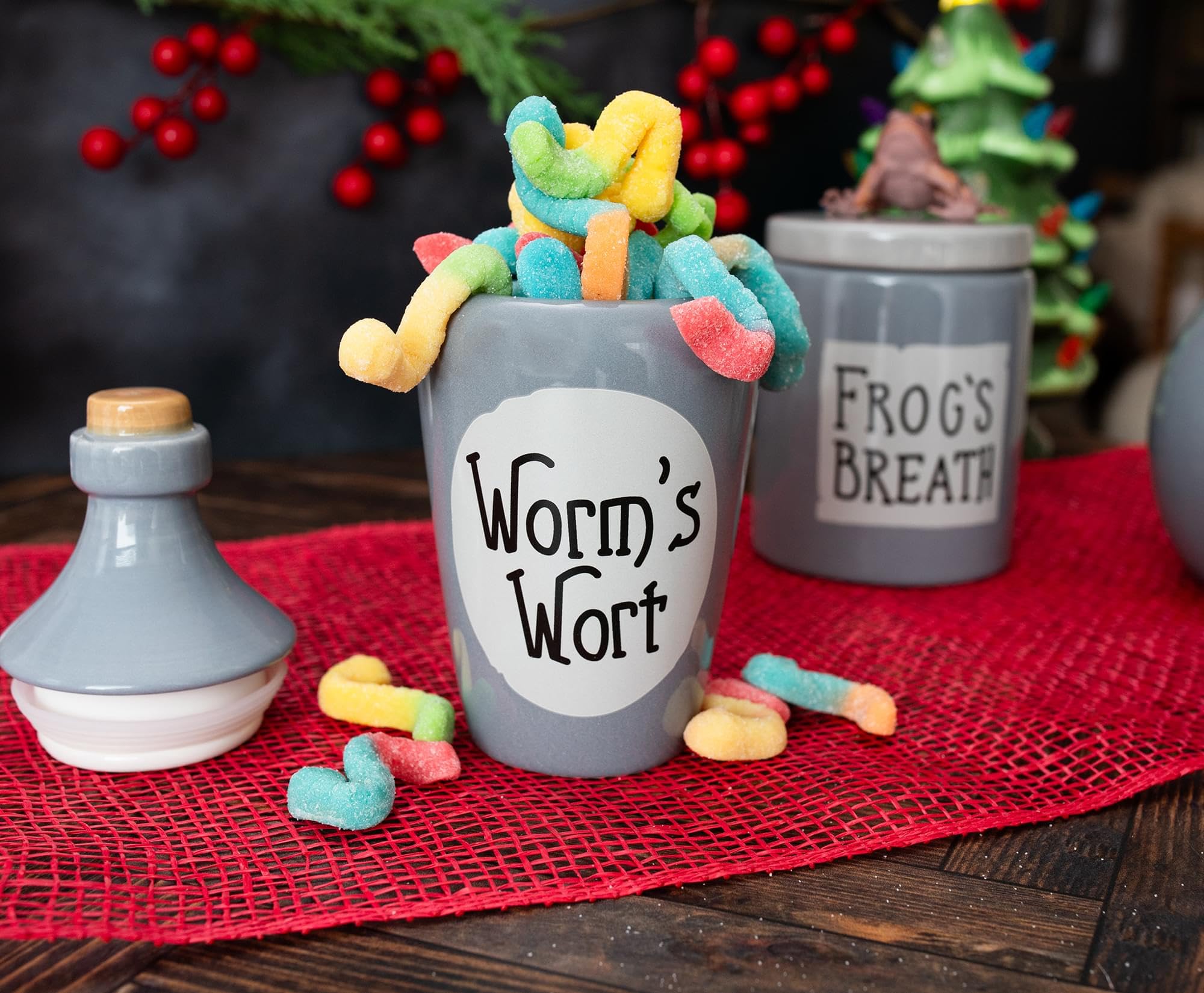 Disney The Nightmare Before Christmas Sally Mini Storage Jars 3-Piece Set - Ceramic Kitchen Containers for Snacks, Spices & Candy | Perfect for Halloween Decor & Gift Giving