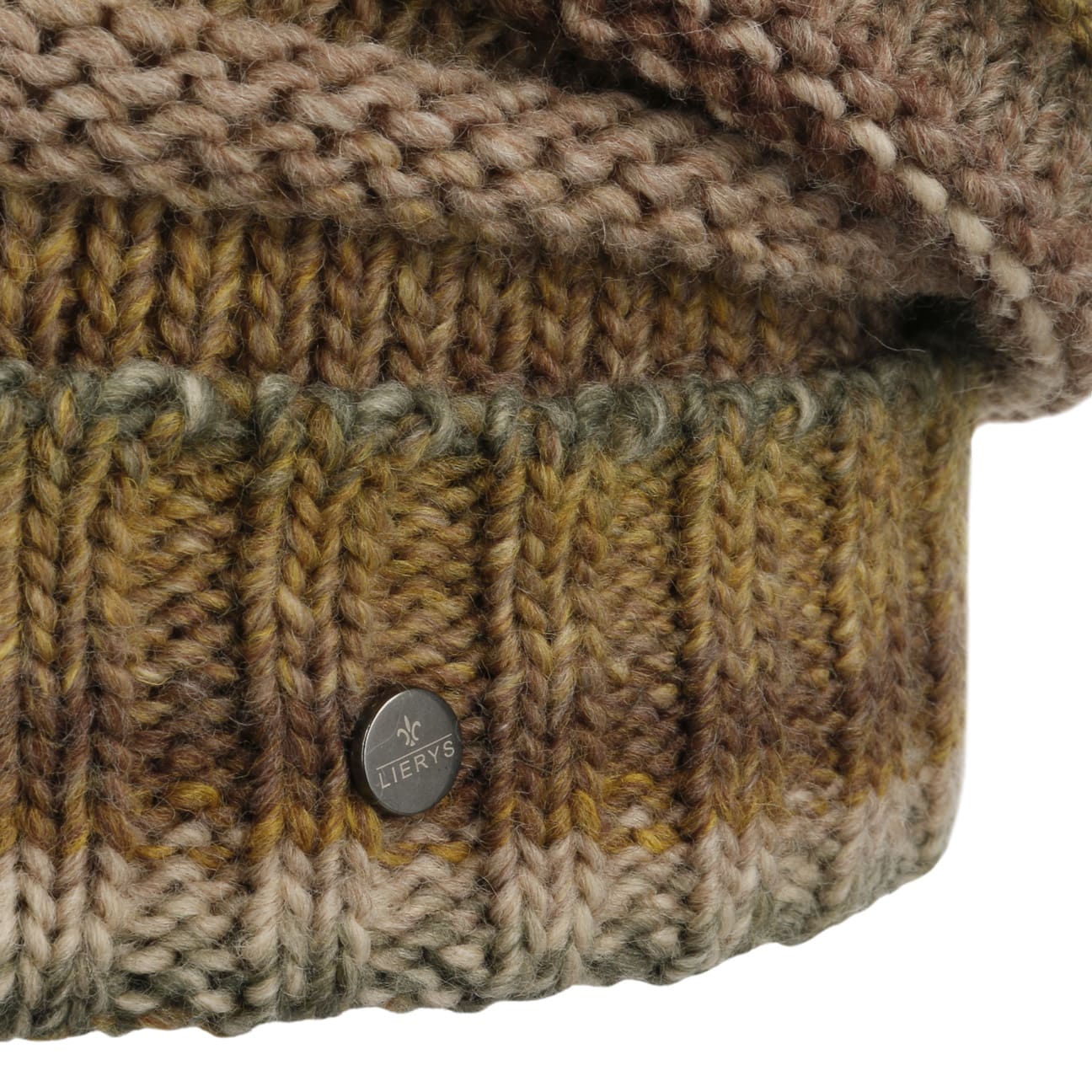 Lierys Faux Fur Pompom Beanie - Soft Winter Knit Hat for Women & Men - Cozy Cold Weather Accessory for Skiing, Snowboarding & Outdoor Activities