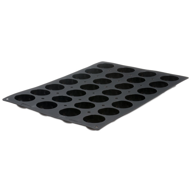Lekue 28-Cavity Semi Sphere Silicone Baking Mold for Chocolate, Ice Cubes, Candies & Soap Making - Perfect for DIY Desserts, Party Treats & Home Crafts