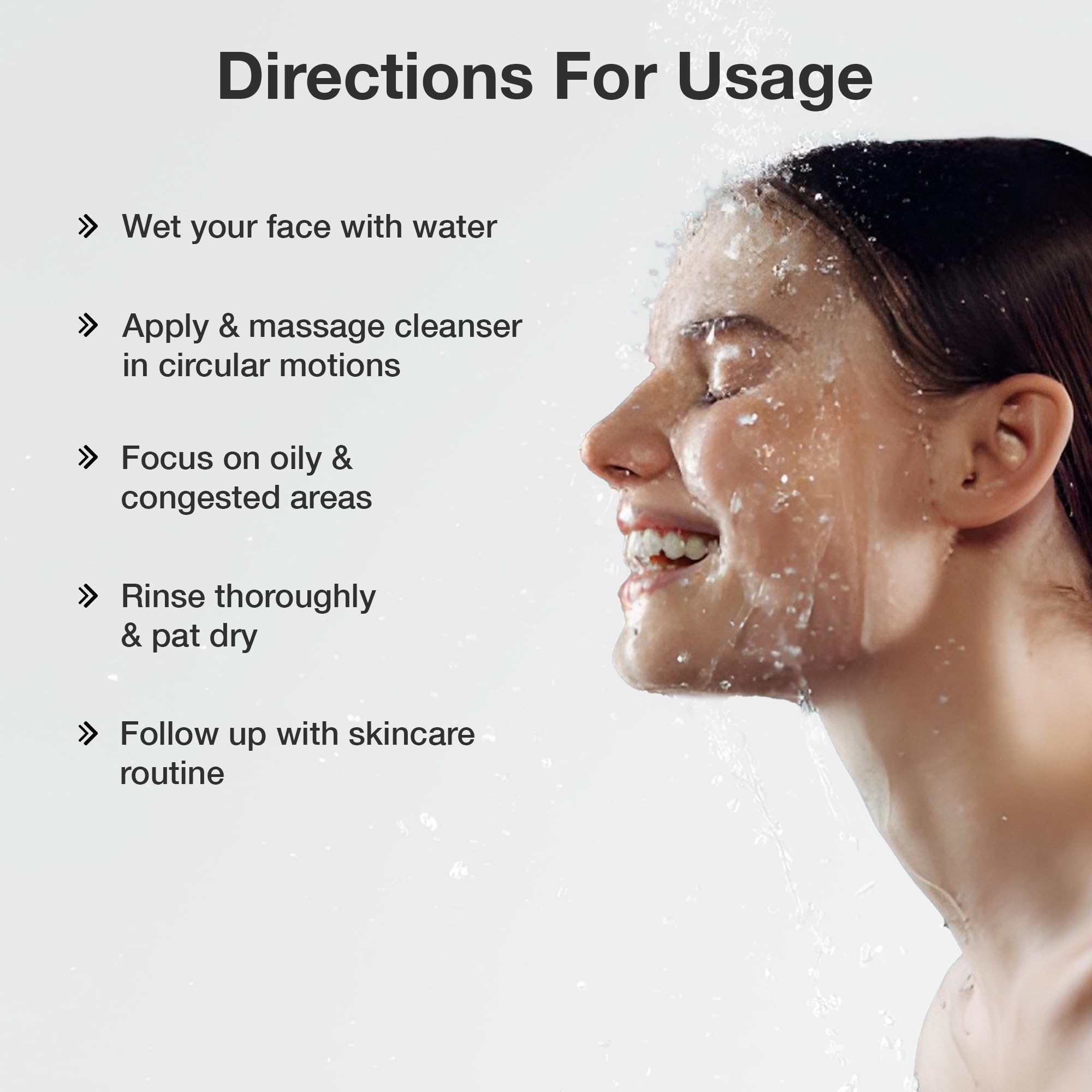 Cos-IQ Exfoliating Face Wash for Oily & Dry Skin | 2% Salicylic Acid BHA & 10% Glycolic Acid AHA | Sulfate-Free Anti-Acne Cleanser for Acne, Pimples, Skin Brightening & Oil Control | 100ml | Gentle Daily Exfoliation for Clear, Glowing Skin