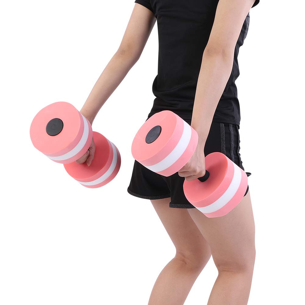 EMUKOEP Water Dumbbells for Fitness - Floating Aquatic Dumbbells for Water Aerobics, Bodybuilding, Yoga & Home Workouts - Perfect for Pool Exercises, Hydrotherapy & Senior Fitness