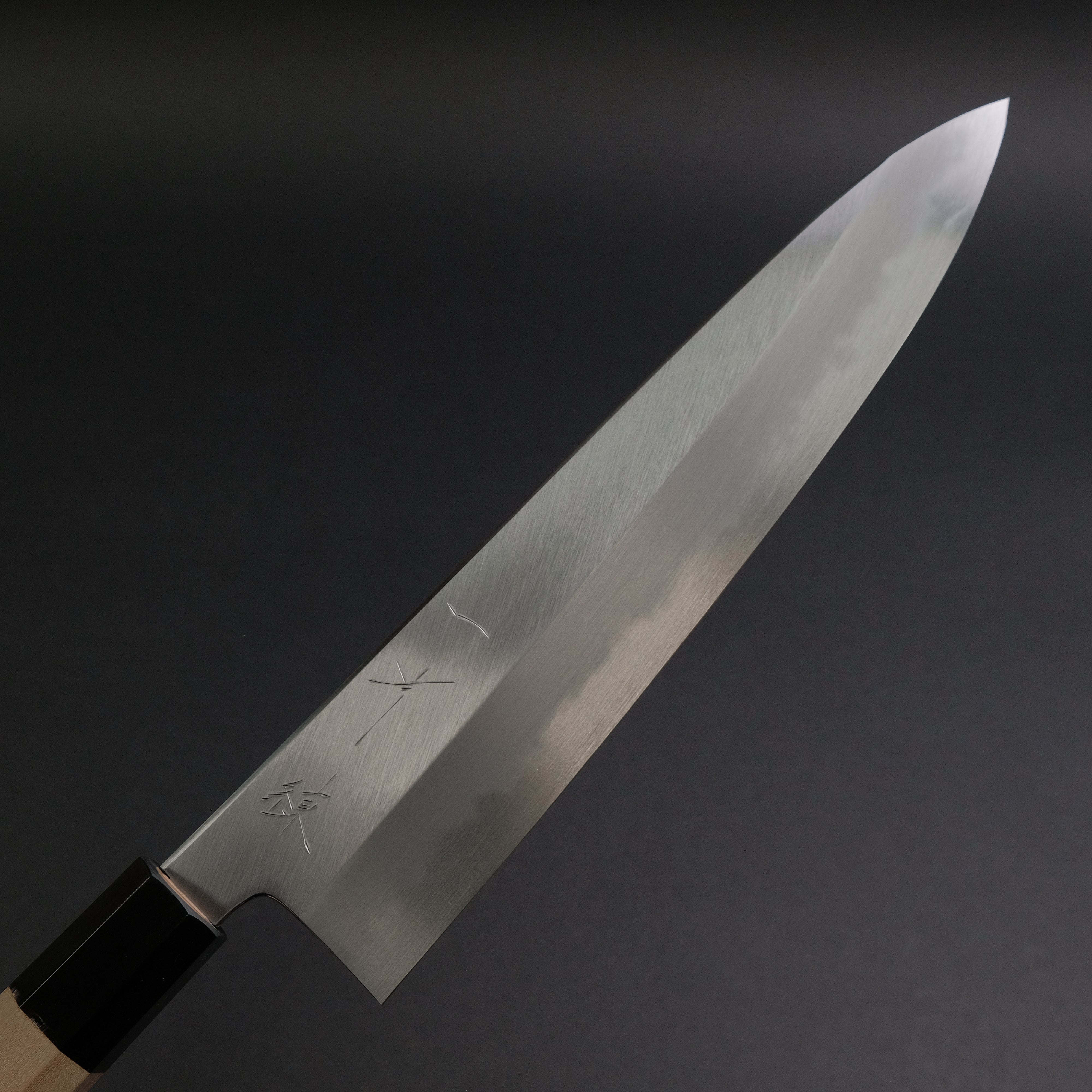 Hitohira Tanaka Ren White #2 Gyuto Japanese Chef Knife 240mm with Ho Wood Handle - Perfect for Sushi, Meat Slicing & Professional Kitchen Use