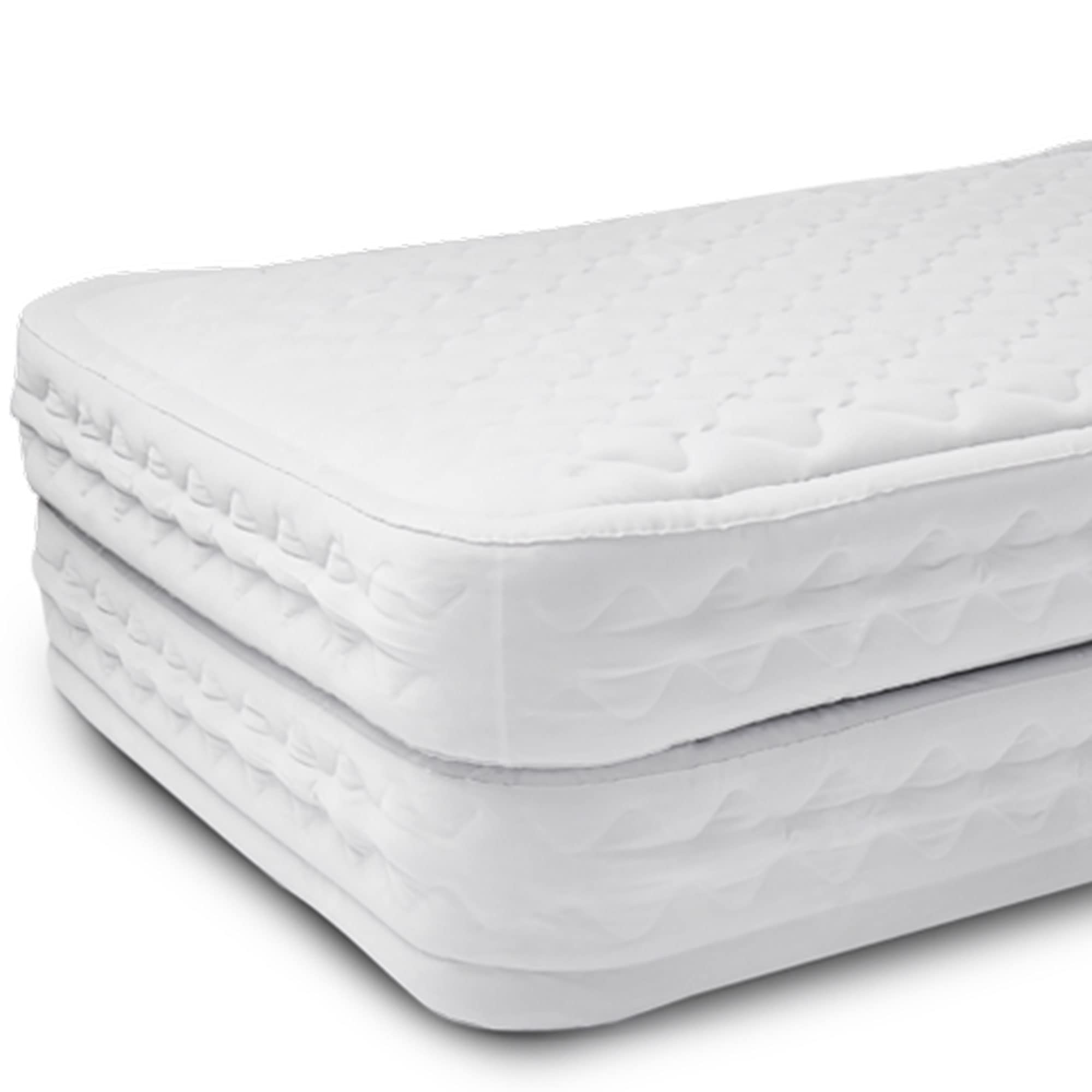 Intex Supreme Air-Flow Queen Air Mattress - Comfortable Inflatable Bed for Camping, Guest Room & Home Use - Heavy Duty PVC Material with Built-in Electric Pump