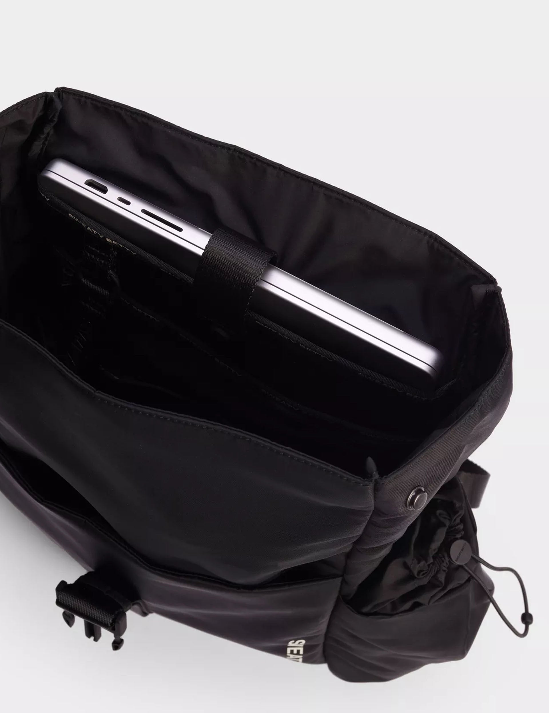 Essentials Motion Backpack - Waterproof Travel Backpack for Men & Women, Durable Black Laptop Backpack with USB Charging Port - Perfect for Commuting, Hiking, and Business Travel