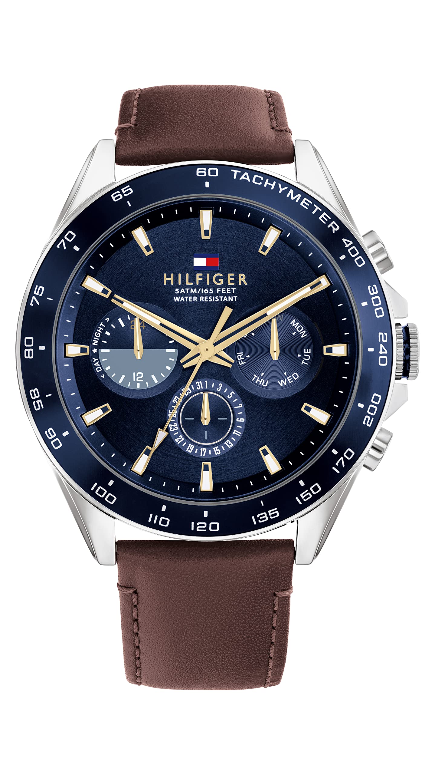 Tommy Hilfiger Men's Stainless Steel Quartz Watch - Waterproof Dress Watch for Business, Casual & Formal Occasions
