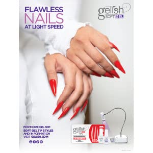 Gelish Soft Gel Nail Polish Bundles - 12 Colors Soak Off LED/UV Gel Manicure Kit for Salon & Home Use - Perfect for Nail Art, DIY Manicures & Professional Nail Extensions