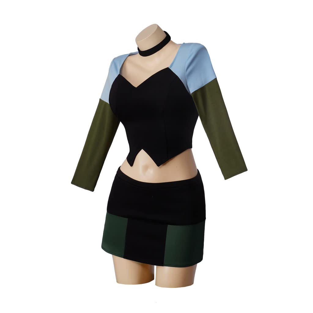RocailleCos Total Drama Island Gwen Cosplay Costume Set - Women's Anime Character Outfit with Crop Top & Mini Skirt | Perfect for Halloween, Comic Con & Cosplay Events