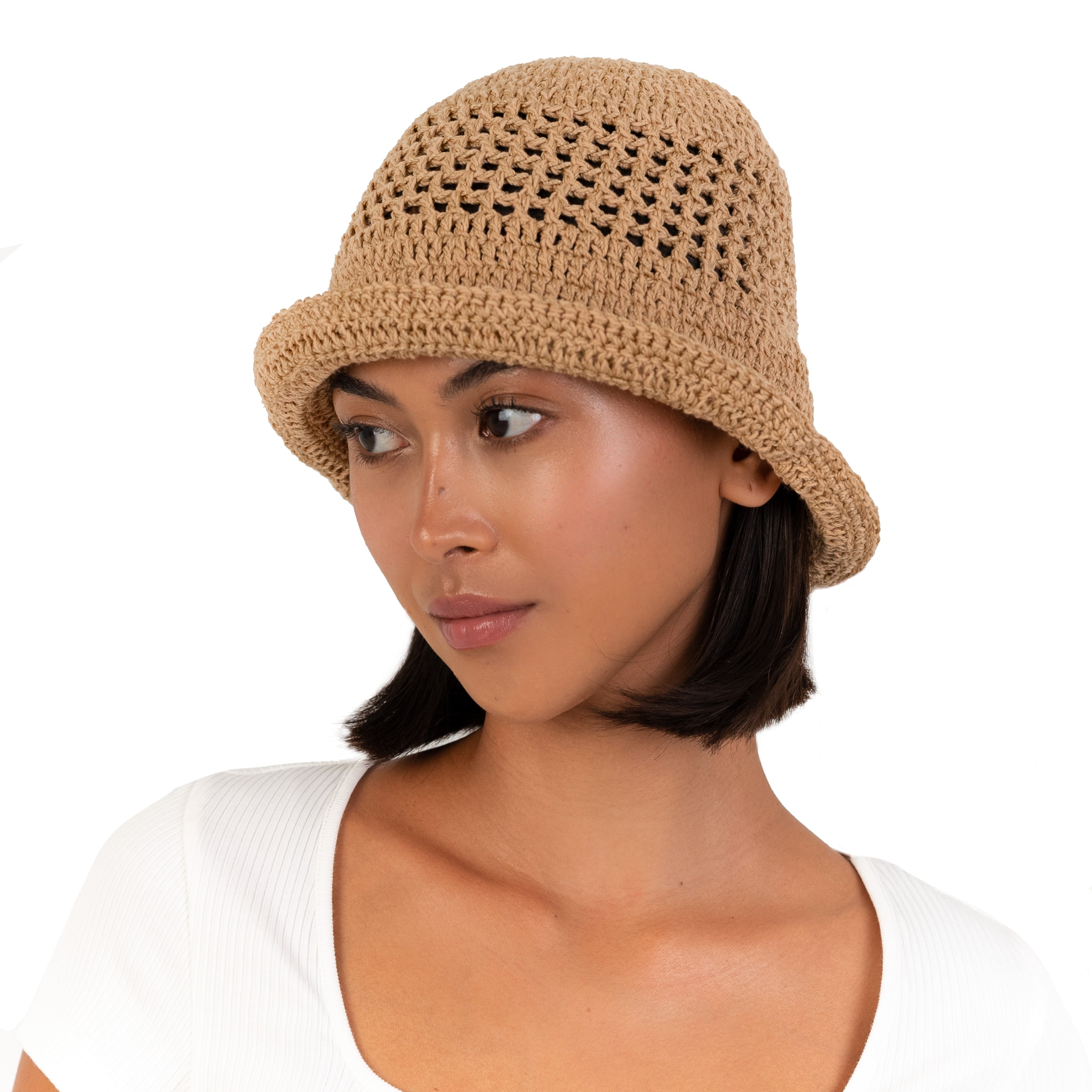 Lanie Bucket Hat for Women - Sun Protection Summer Beach Hat with UPF 50+ - Adjustable Cotton Bucket Hat for Outdoor, Travel, and Casual Wear