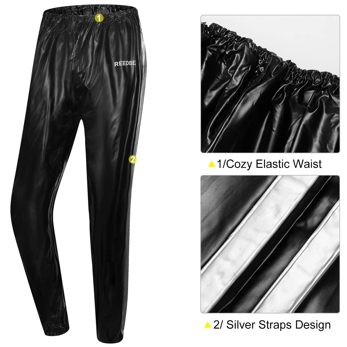 Heavy Duty Sauna Suit for Weight Loss & Fitness - Thermal Sweat Suit with Button Jacket & Pants for Gym, Workout & Exercise | Perfect for Intense Training, Fat Burning & Detox