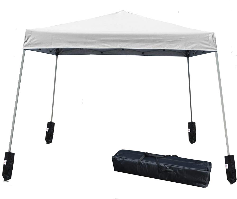 Impact Canopy 283010201 Slant Leg Weight Bags - White Canopy Weights for Outdoor Events, Farmers Markets & Pop-Up Tents - Heavy Duty Sand Bags for Stabilization