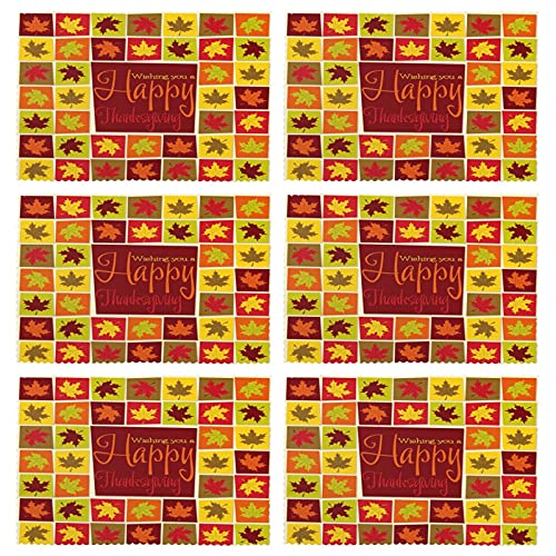 Thanksgiving Autumn Maple Multicolor