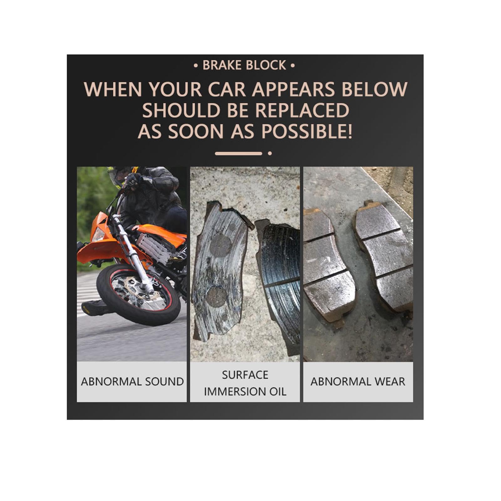 High-Performance LOTIKS Motorcycle Brake Pads for Yamaha FZ1 Fazer (2006-2015 Non-ABS & 2008-2015 ABS Models) - Front & Rear Brake Pads Replacement for Smooth Stopping Power & Enhanced Safety on Road Trips