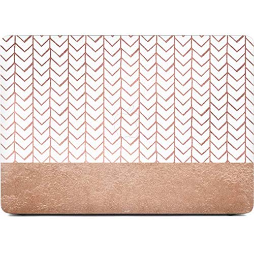Skinit Decal Laptop Skin for MacBook Air 13-inch (2020) - Rose Gold Herringbone Design | Protective Vinyl Cover | Perfect for Office, School & Travel