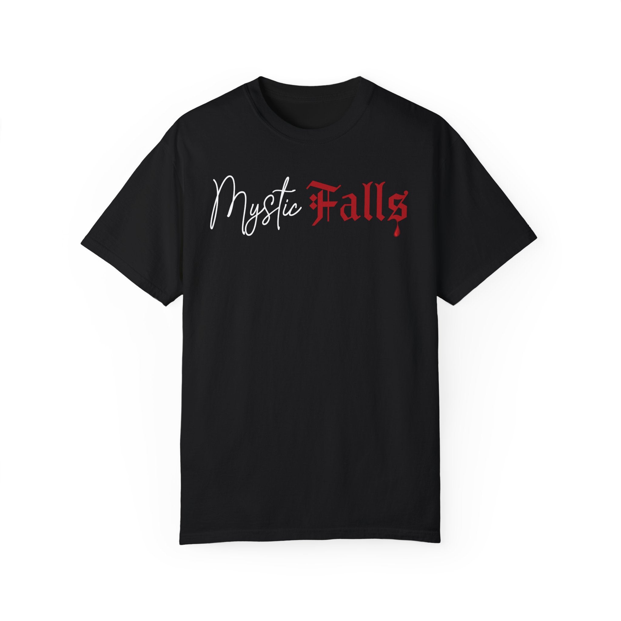 Mystic Falls Graphic T-Shirt for Men & Women - Soft Cotton Tee with Vintage Design - Perfect for Casual Wear, Gifts, and Fan Merchandise