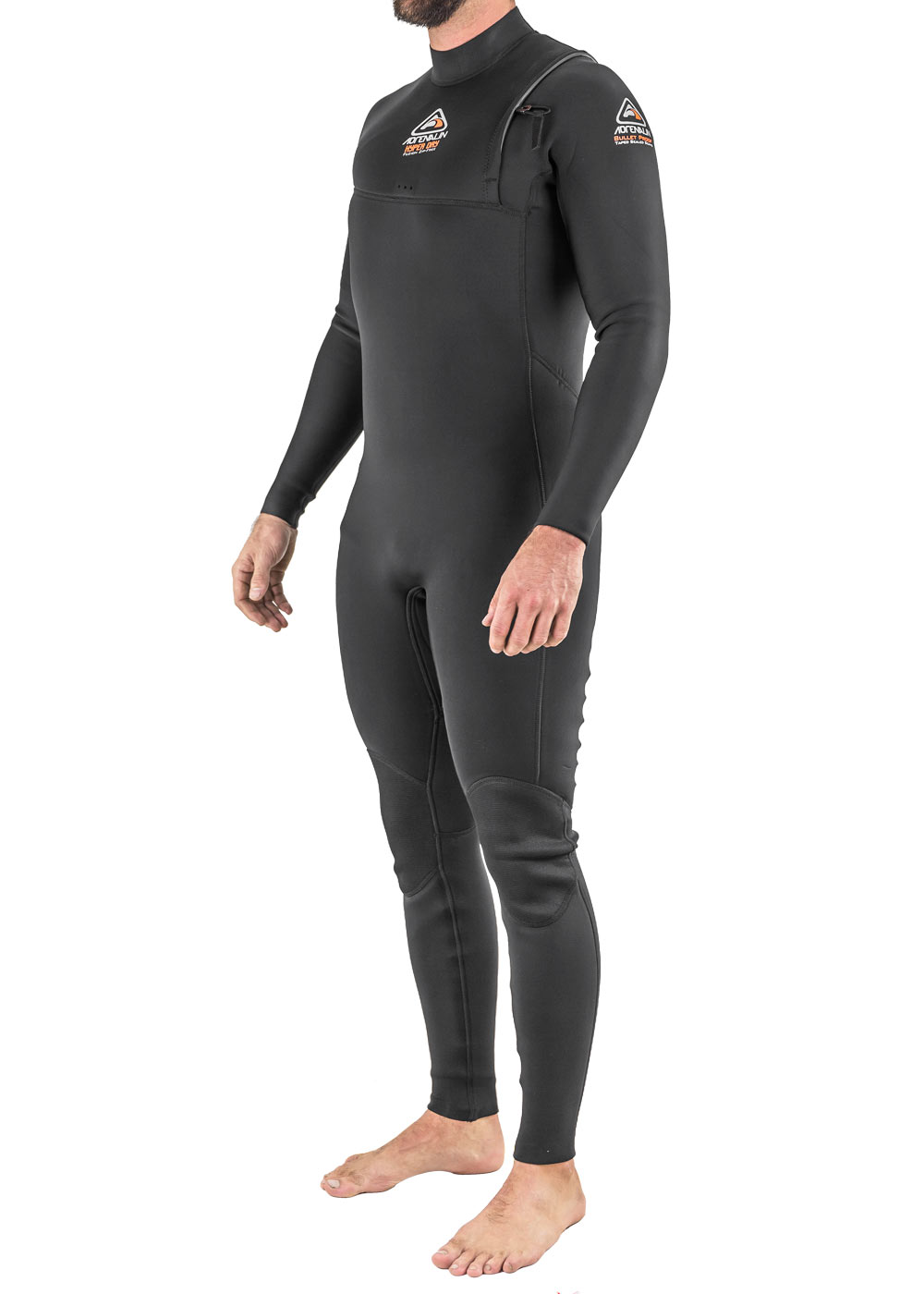 Adrenalin Men's Hyperdry 3/2mm Zipperless Steamer Wetsuit for Surfing, Diving & Water Sports - Premium Neoprene Full Wetsuit with Thermal Protection