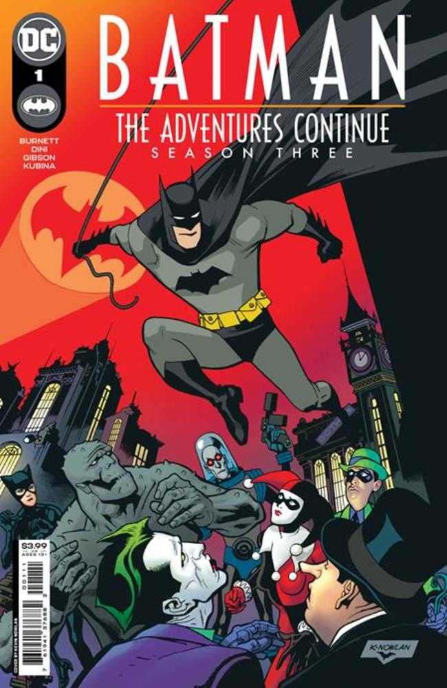 Batman The Adventures Continue Season 3 #1 (Of 7) Cover A Kevin Nowlan - DC Comics Graphic Novel | Superhero Action Adventure | Perfect for Comic Collectors & Batman Fans