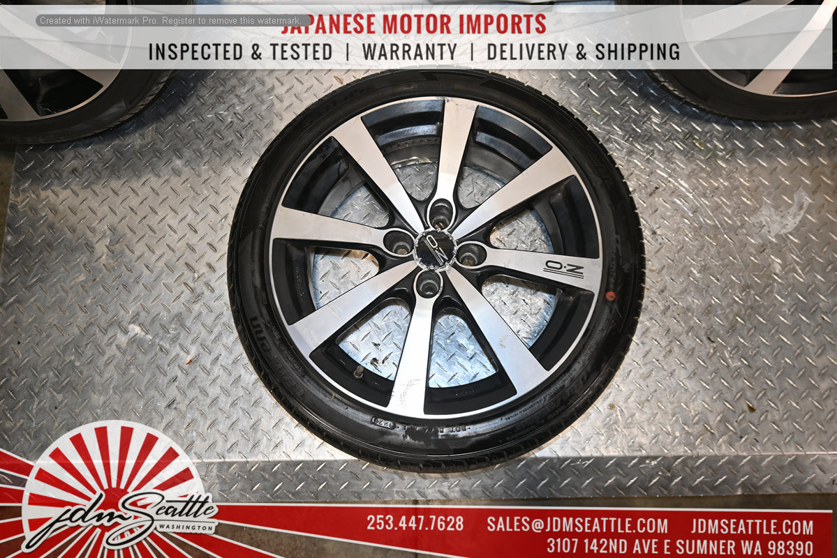 4 OZ Racing Wheels Set - High Performance Lightweight Alloy Wheels for Sports Cars & Track Racing - Perfect for Drifting, Drag Racing & Street Performance