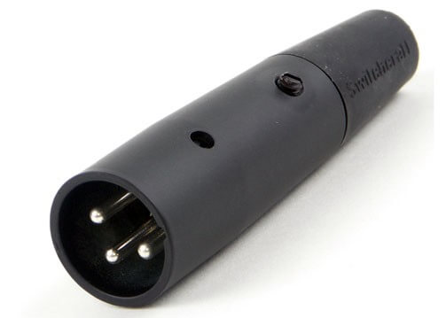 Switchcraft SWA3MB 3-Pin Male XLR Connector - Professional Audio Cable Adapter for Microphones, PA Systems & Studio Equipment (Black)