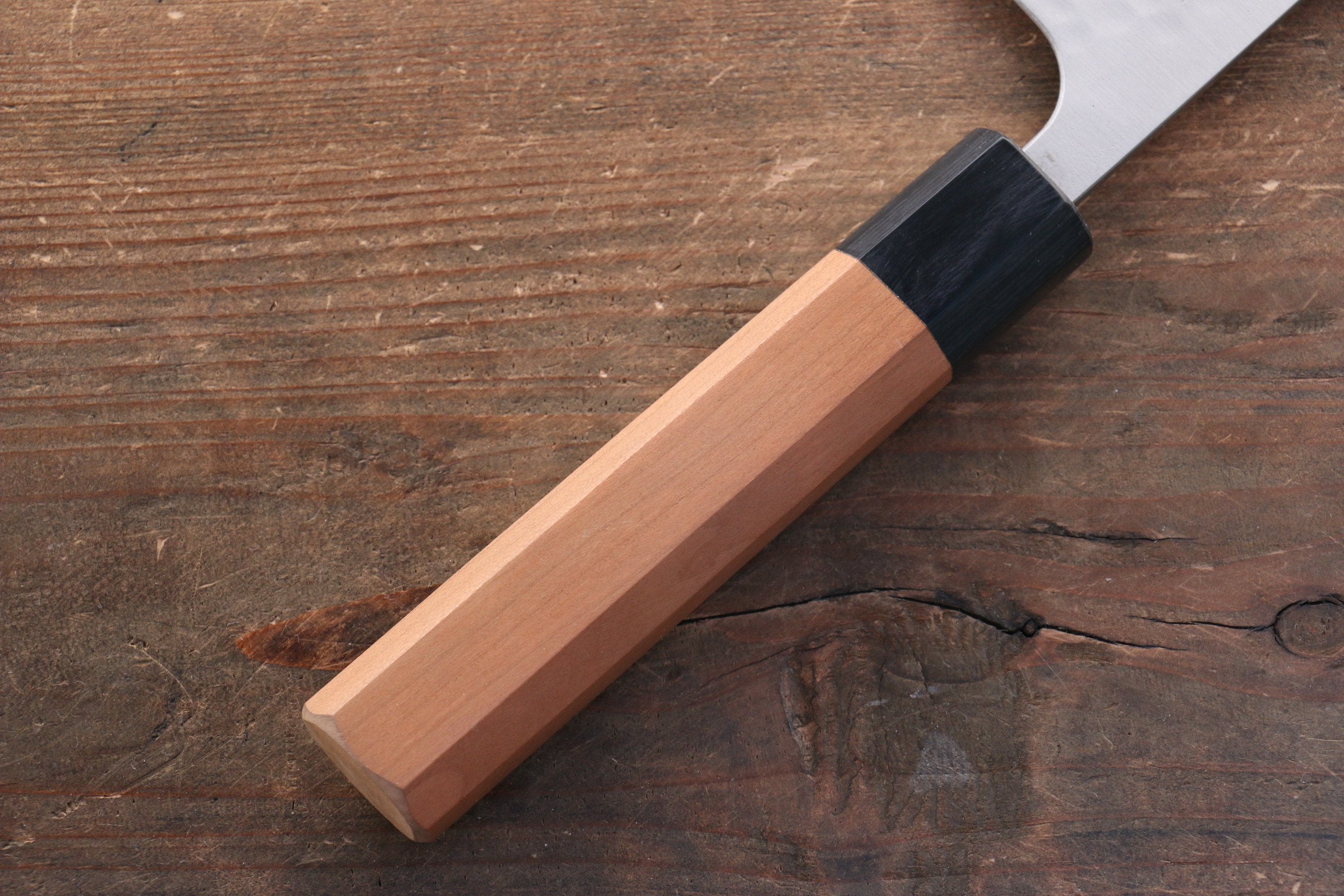 Nao Yamamoto SRS13 Black Damascus Santoku Knife 165mm with Cherry Blossom Handle - Premium Japanese Kitchen Knife for Slicing, Dicing & Chopping Vegetables, Fruits & Meat