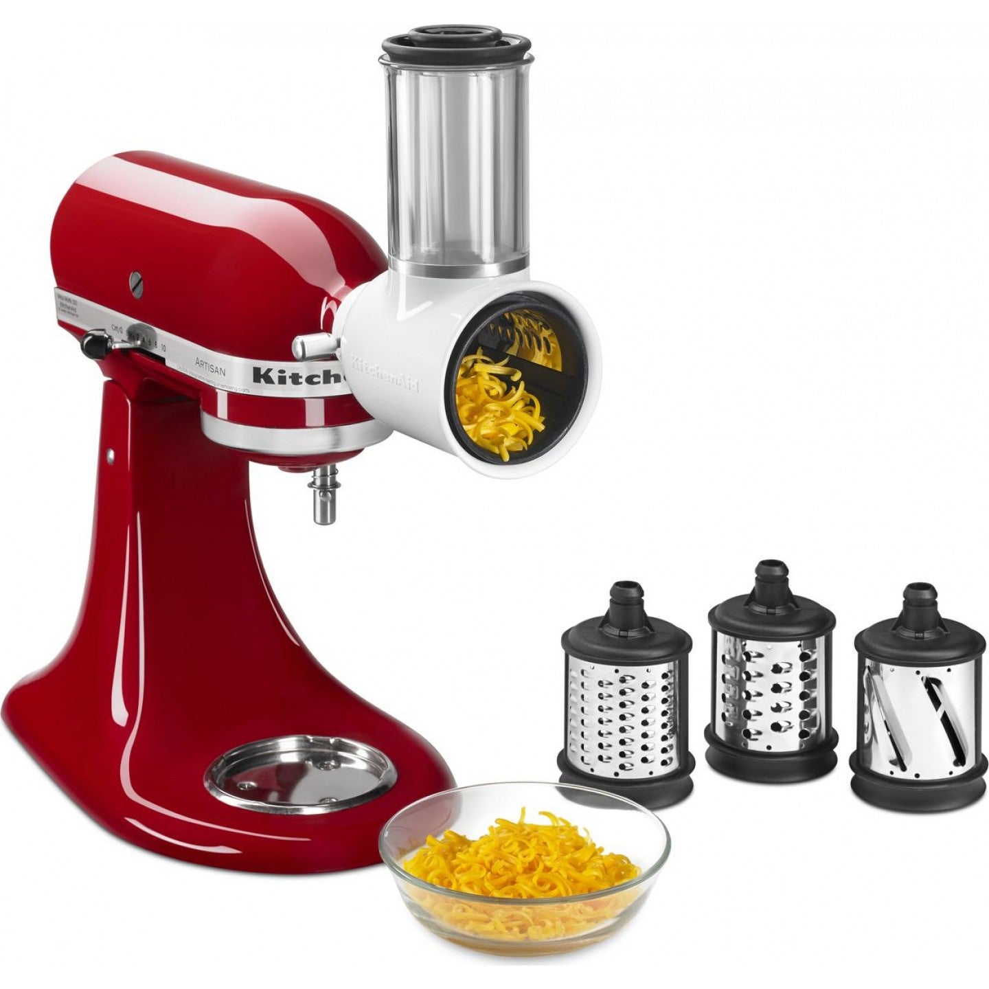 KitchenAid Fresh Prep Slicer and Shredder Attachment KSMVSA - Perfect for Vegetables, Cheese & More - Ideal for Home Cooking & Meal Prep