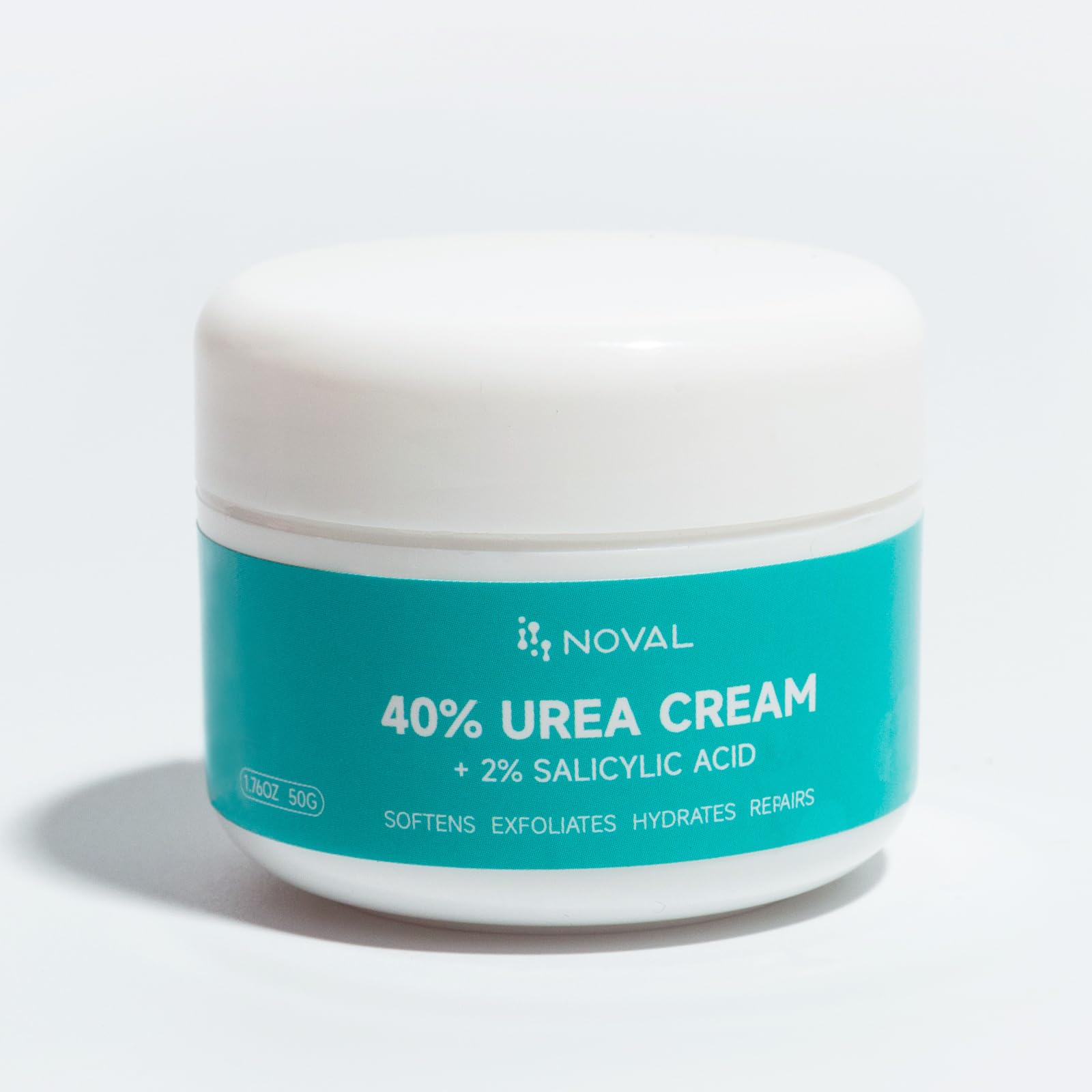40% Urea & 2% Salicylic Acid Foot Cream for Dry Cracked Heels - Intense Moisturizing Treatment for Feet, Knees, Elbows & Hands | Professional Pedicure Supplies for Soft Smooth Skin at Home