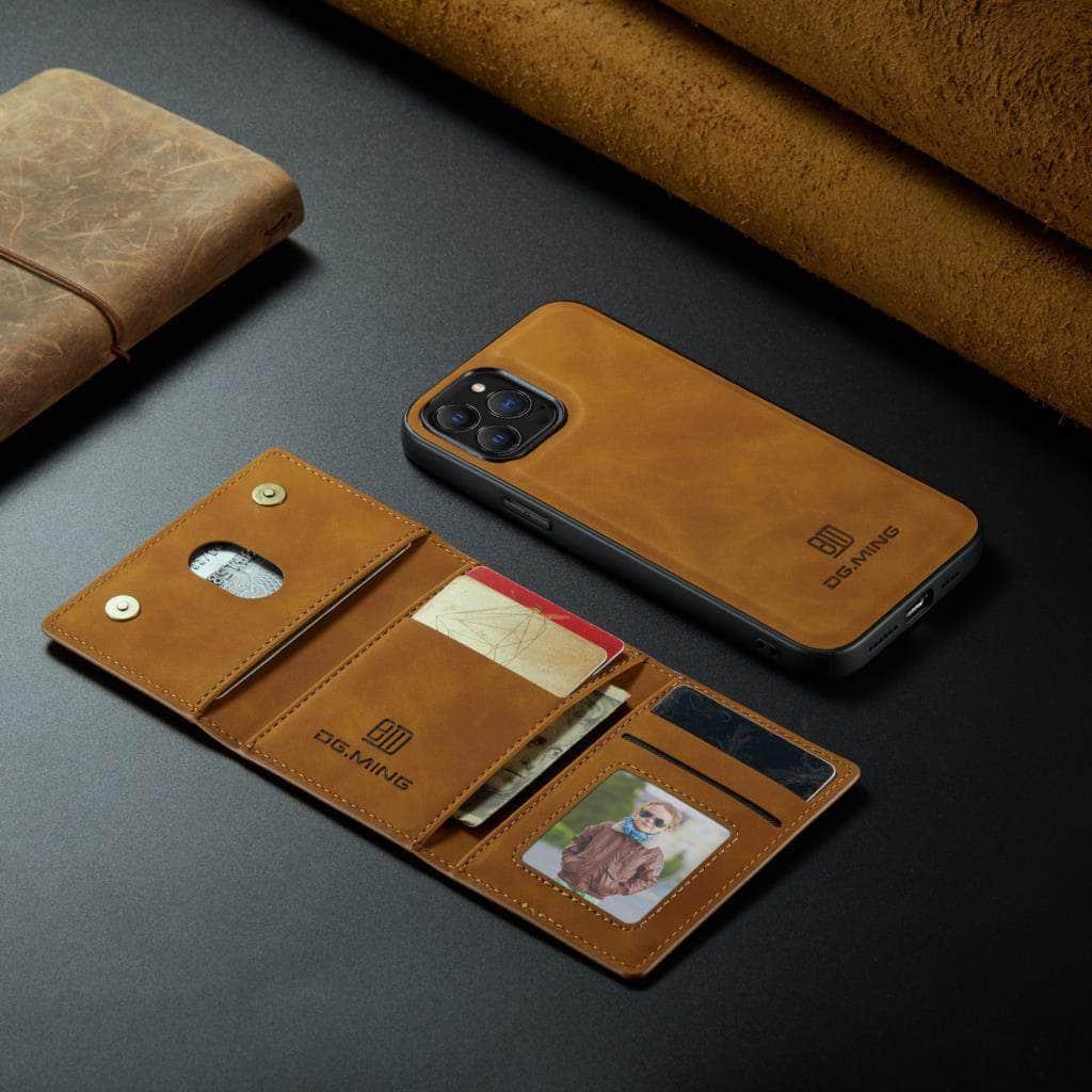 iPhone 15 Magnetic Wallet Case with Split Body Design - Slim Protective Cover for Cards & Cash | Perfect for Everyday Use, Travel and Hands-Free Convenience