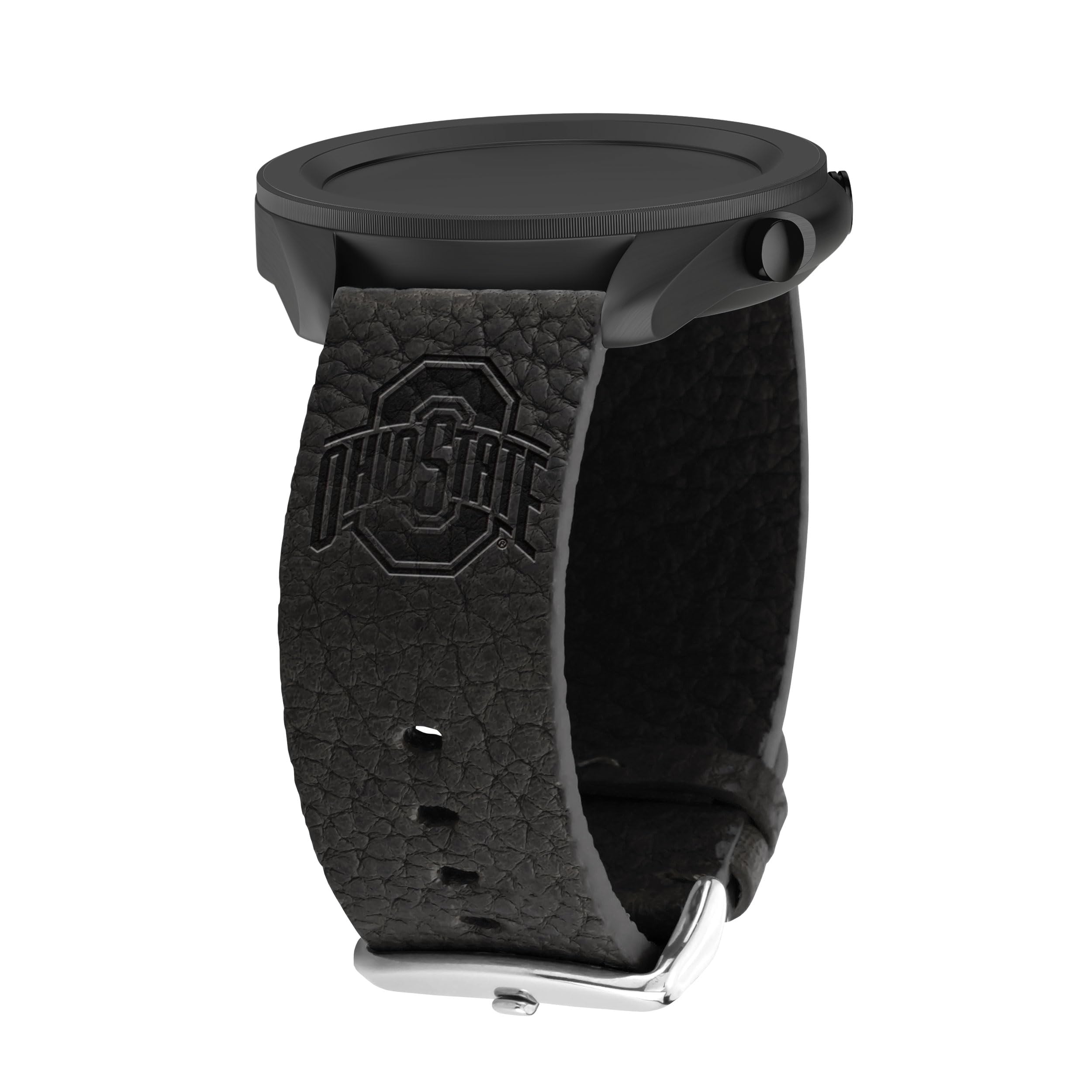 Ohio State Buckeyes Leather Watch Band Compatible with Samsung Galaxy Watch - Stylish & Durable Replacement Strap for Fitness, Work & Casual Wear
