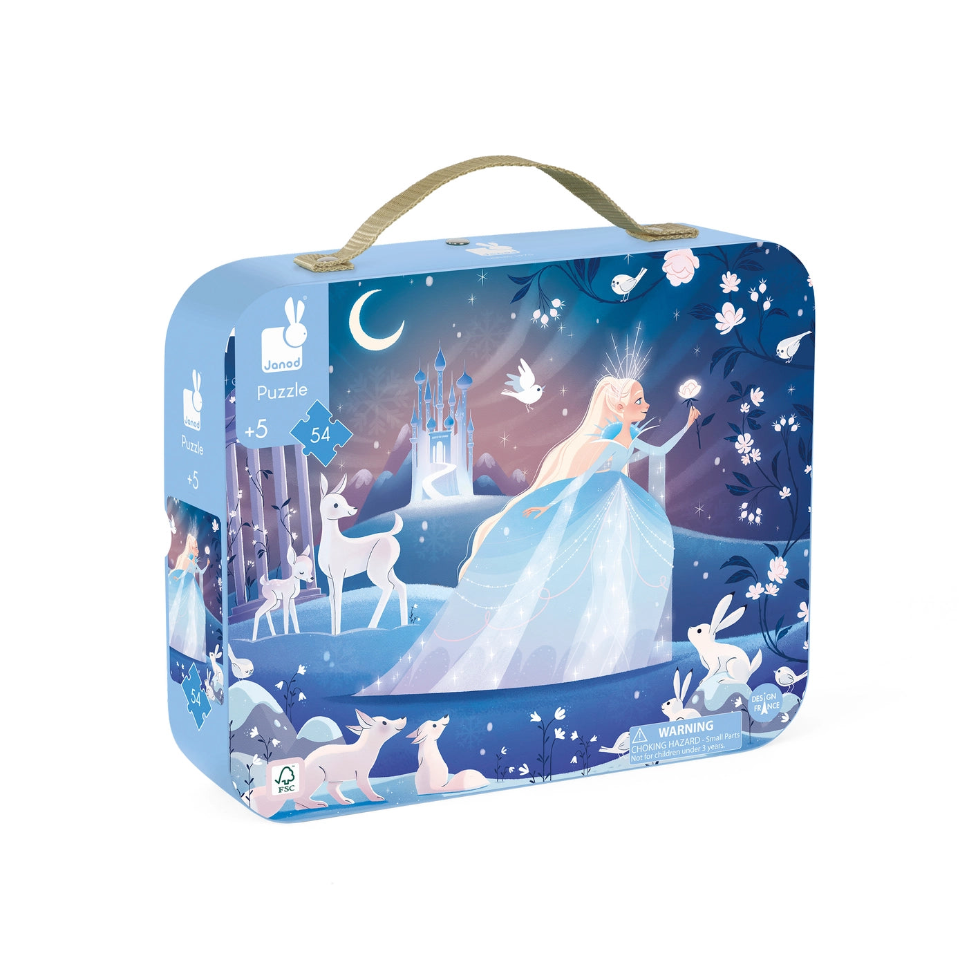 Icy Enchantment 54-Piece Jigsaw Puzzle - Winter Themed Brain Teaser for Adults & Kids | Perfect for Family Game Nights & Holiday Decor