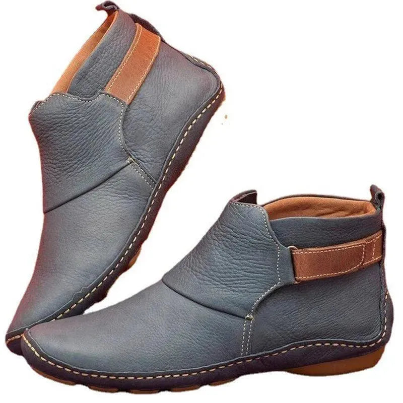 Non-Slip Waterproof Women's Ankle Boots - Comfortable Casual Winter Shoes for Walking, Hiking & Outdoor Activities