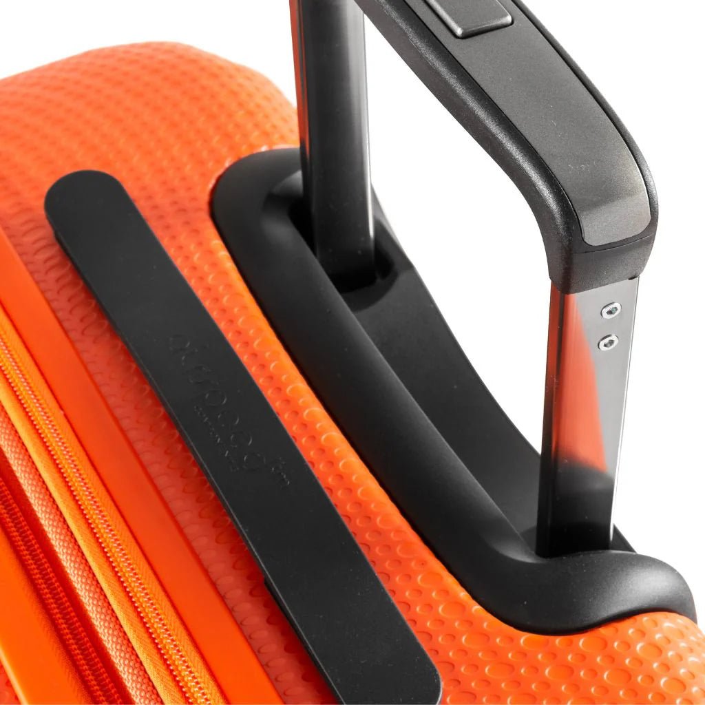 Epic GTO 5.0 2-Piece Hardside Luggage Set in Vibrant Neon Orange - Perfect for International Travel & Weekend Getaways