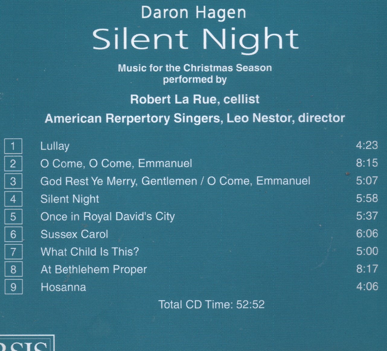 Daron Hagen: Silent Night - Christmas Music for Holiday Gatherings & Festive Celebrations