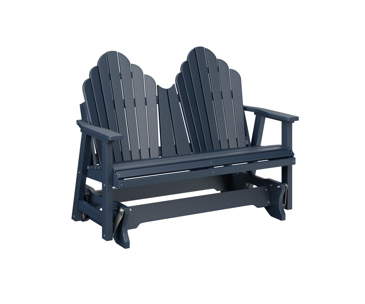 Berlin Gardens Cozi Back Double Glider - Outdoor Patio Swing with Canopy, Comfortable 2-Person Bench Glider for Garden, Porch, Deck - Perfect for Relaxing and Enjoying Nature