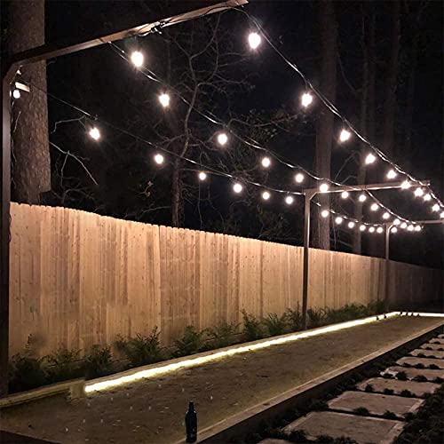 Outdoor String Light Hanging Kit - 82ft Vinyl-Coated 304 Stainless Steel Wire Rope with Turnbuckle & Hooks for Patio, Garden, and Backyard Lighting Decor