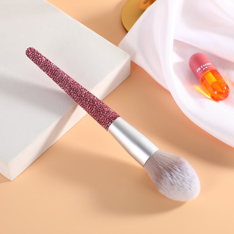 Premium Diamond-Encrusted Makeup Brush Set - Ultra Soft Bristles for Flawless Foundation & Blending - Perfect for Professional Makeup Artists & Home Beauty Routines